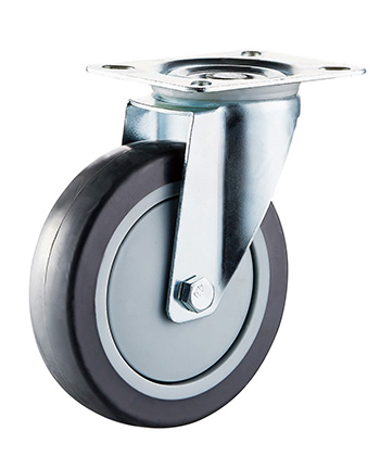 TPR Caster with PP core,ball bearing 