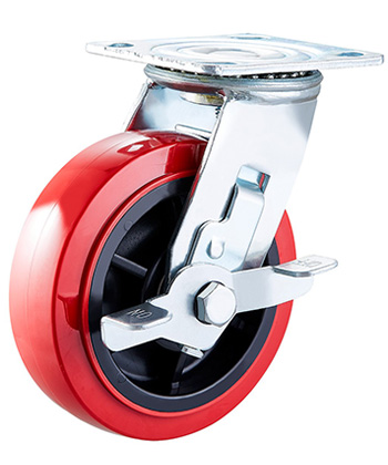 Heavy Duty Polyurethane Caster with Poly Core