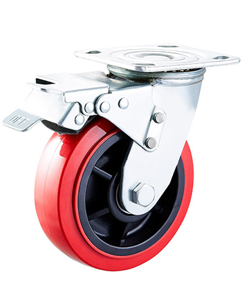 Heavy Duty Polyurethane Caster with Poly Core