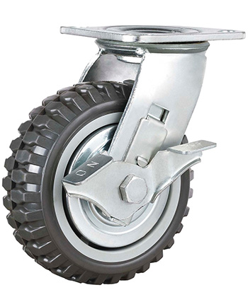 Heavy Duty Polyurethane Caster with Steel Cover