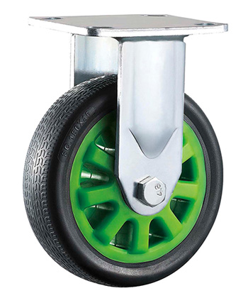 Heavy Duty Flame Polyurethane Caster with poly core