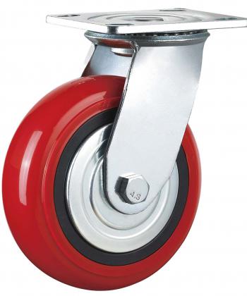Heavy Duty Polyurethane Caster with Steel Cover 