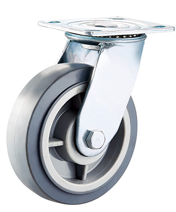 Heavy Duty Thermoplastic Rubber Caster with poly core 