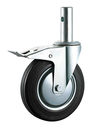 Scaffolding Rubber Caster with steel core N877XXXDB