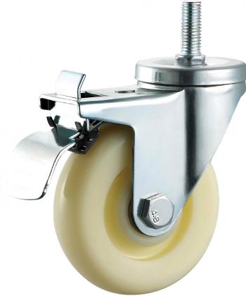 Medium-duty Polyolefin Caster with Stem 