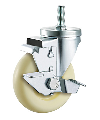 Medium-duty Polyolefin Caster with Stem