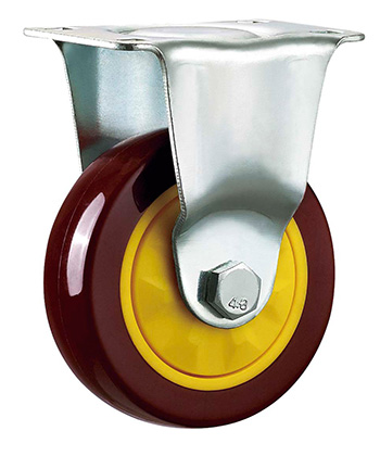 Single Ball Bearing PU/PVC Caster
