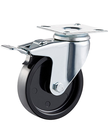Light Duty Black PP Caster
