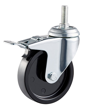 Light Duty Black PP Caster 