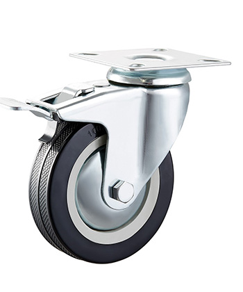 Light Duty Black Rubber/PVC Caster
