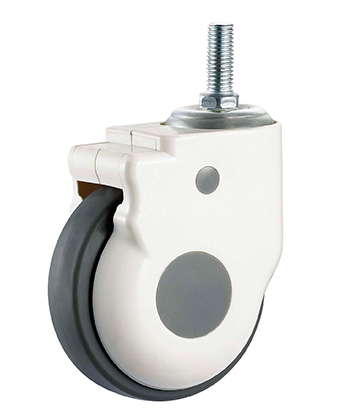 Medical Rubber Caster with Ball Bearing