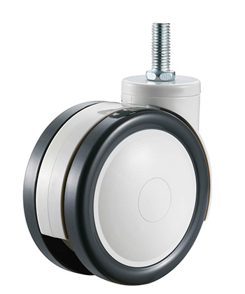 Medical PU/Rubber Caster with Derling Bearing 