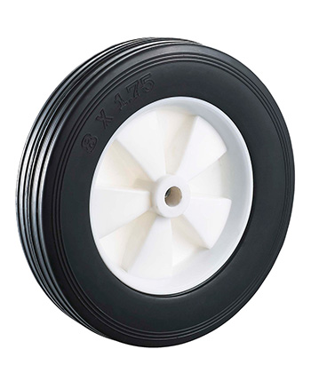 Solid Rubber Wheel,Lawnmover Rubber Wheel 125mm-254mm